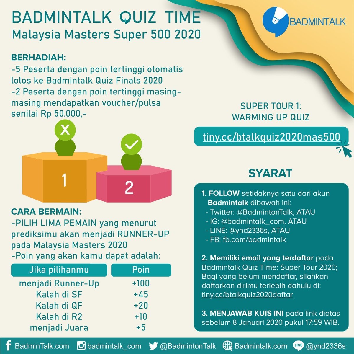 KristiAleea's tweet photo. #BadmintalkQuiz2020 https://t.co/MNepclTtLQ