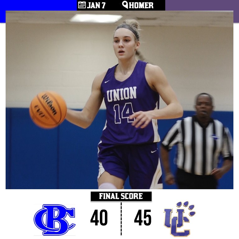 RECAP: <a href="/UCLadyPanthers/">UC Girls Basketball</a> 45, <a href="/girls_bc/">BC Girls' Basketball</a> 40 in a tough region game in Homer! Full Recap/Video Highlights: blitzsportsga.com/2020/01/07/ban…