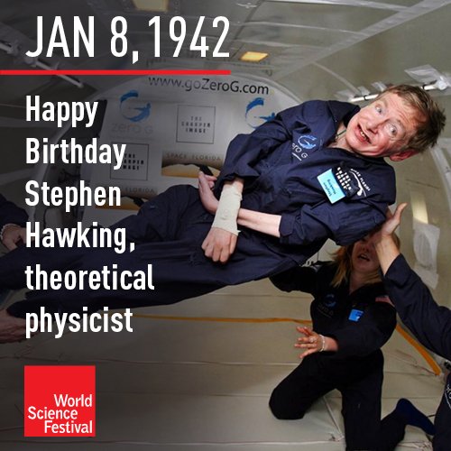 Happy Birthday wishes to the extraordinary Stephen Hawking, an inspiration to all. 