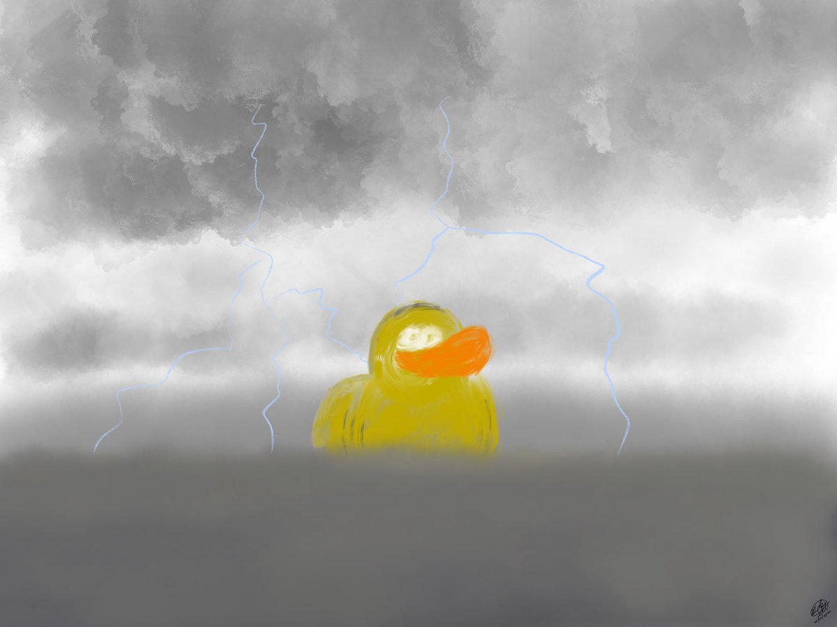 Fowl Weather  <a href="/procreate/">Procreate</a> #digitalart #art #paintings #artwork #Procreate #procreate5 #procreateart
