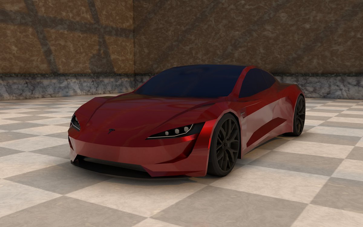 Skilledon On Twitter Tesla Roadster 2020 Model Commission