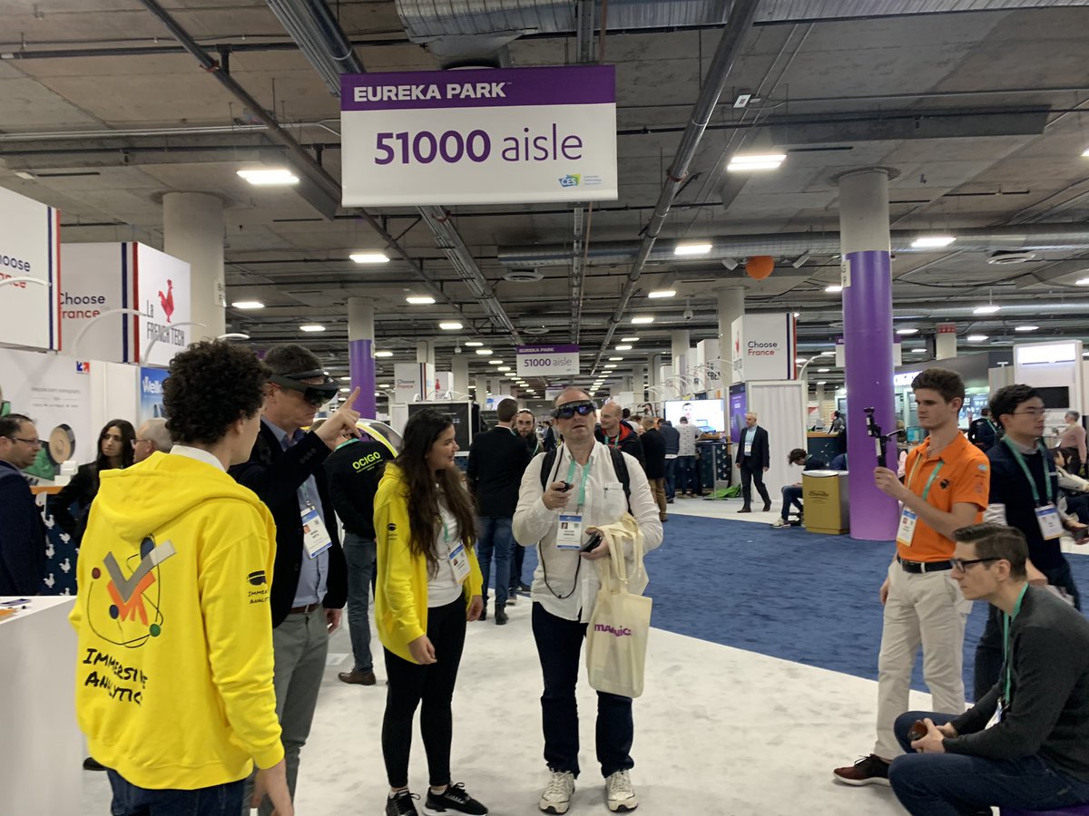Ces 2020 Day1
Immersive Analytics by Vistaklub
Booth 50819 -Eurêka Park-Come on and dive in your data