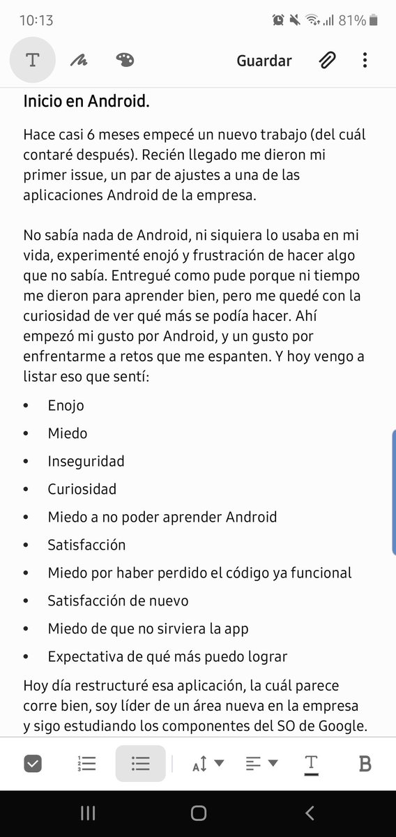 dannielespinosa's tweet image. Un pequeño experimento, espero lo puedan leer 📱
#AndroidPath