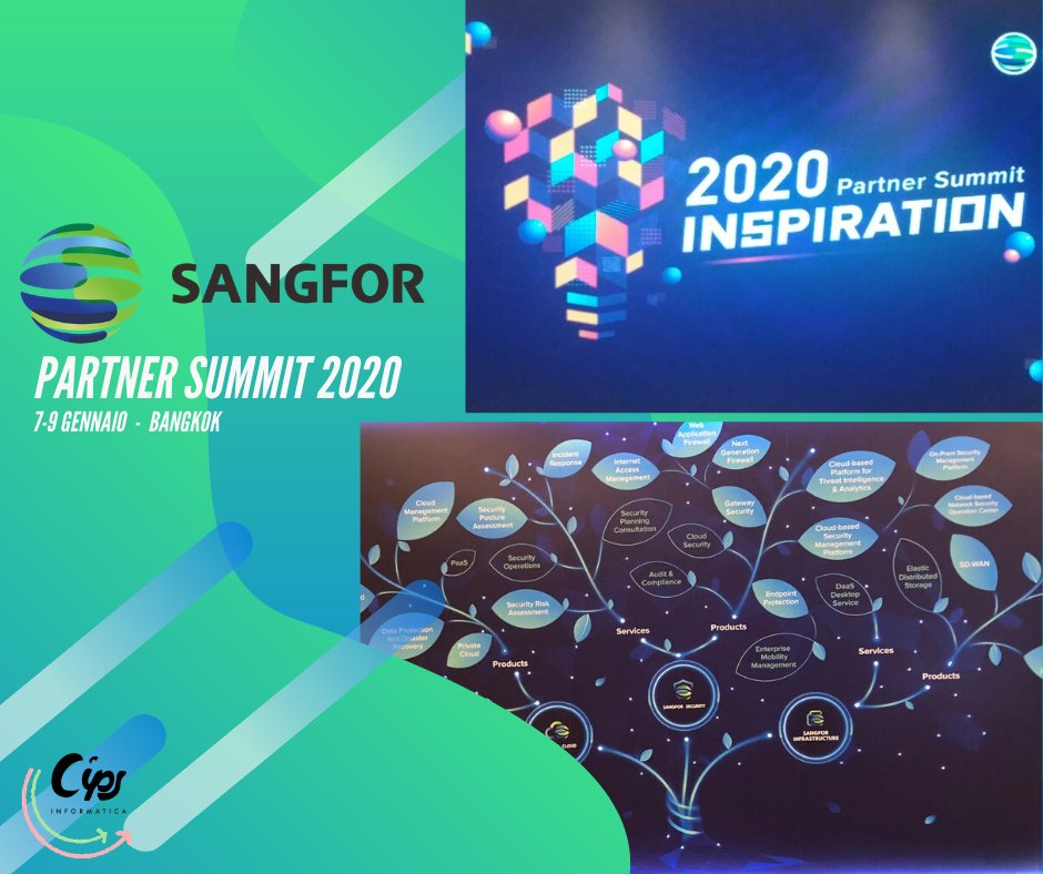 CipsInformatica's tweet image. Siamo a Bangkok al #SangforPartnerSummit2020. Complimenti a @SANGFOR che sta presentando soluzioni IT all&apos;avanguardia e grandi innovazioni tecnologiche.
#cipsinformatica
#WeAreCips