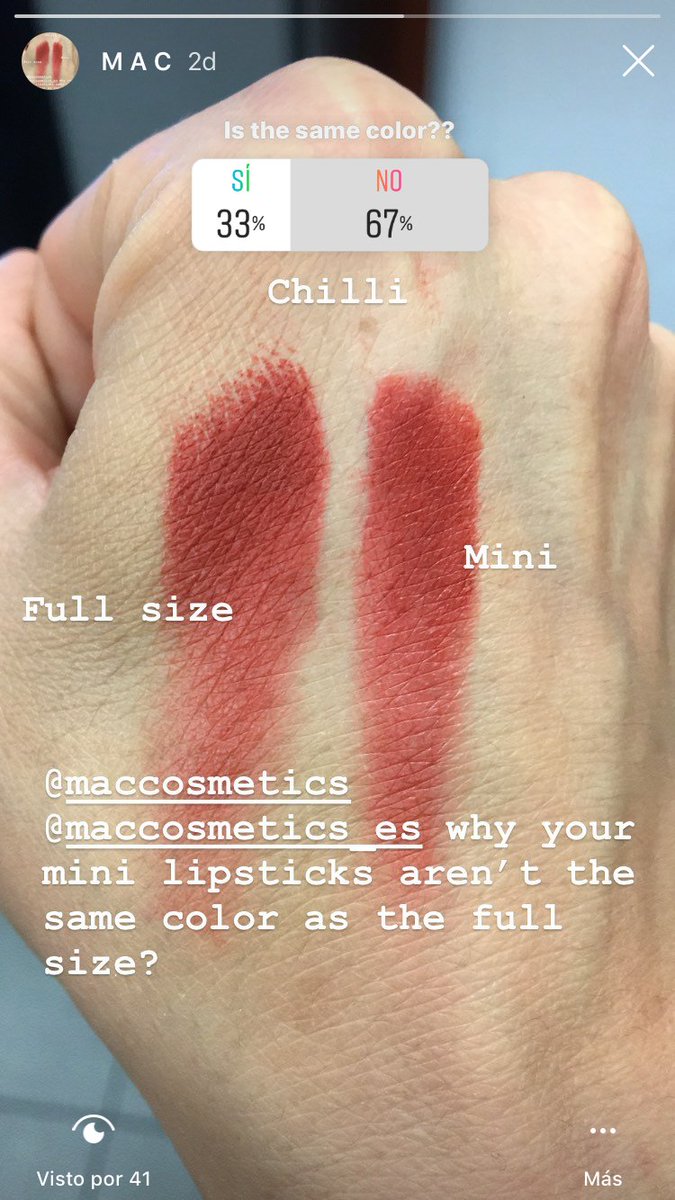Alguien tiene respuesta para esta pregunta?
Is anyone that can answer? <a href="/MACcosmetics/">M•A•C Cosmetics</a>