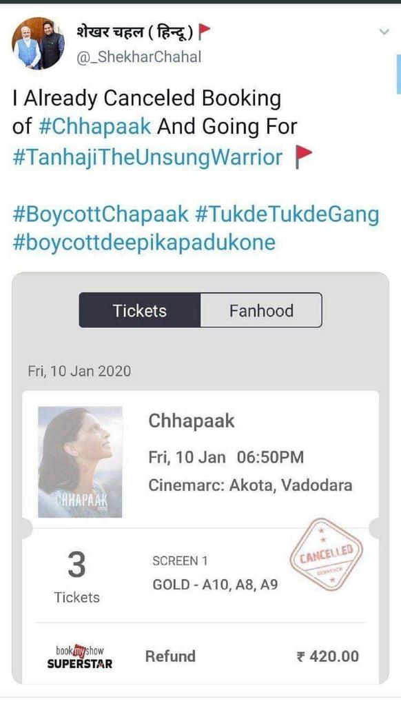 TTlenKsai's tweet photo. @s_tenginkai @deepikapadukone So, every bhakt in India booked and cancelled the same 3 seats🤣 https://t.co/acGOVrx5OB