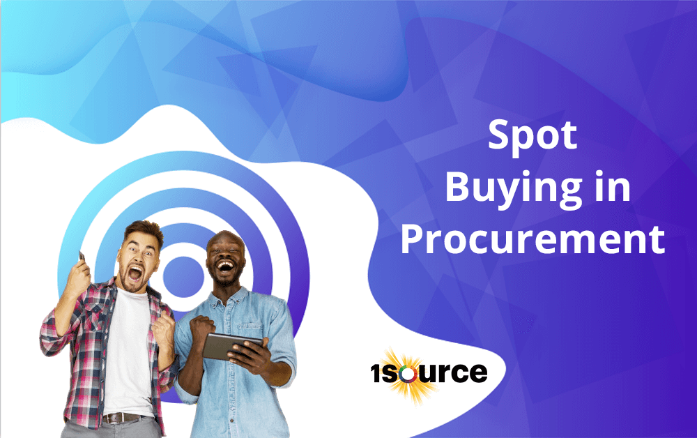 1SourcePtyLtd's tweet image. What is Spot Buying in procurement?
posts.gle/o6udF
#1Source #SpotBuying #Procurement #Outsourcing