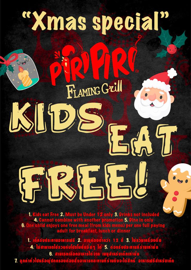 PiriPiriAsia's tweet photo. Hot special only until the 31 Jan . Kids Eat FREE , Kids food does not have any spice on . Some T's &amp; C's apply . Follow us @piripiriasia and tag us #piripiripatong #piripiriphuket 
#patongrestaurant #patongdining 
#foodloversofinstagram #foodtravels 
#thailandfood https://t.co/c7p4qjexZ1