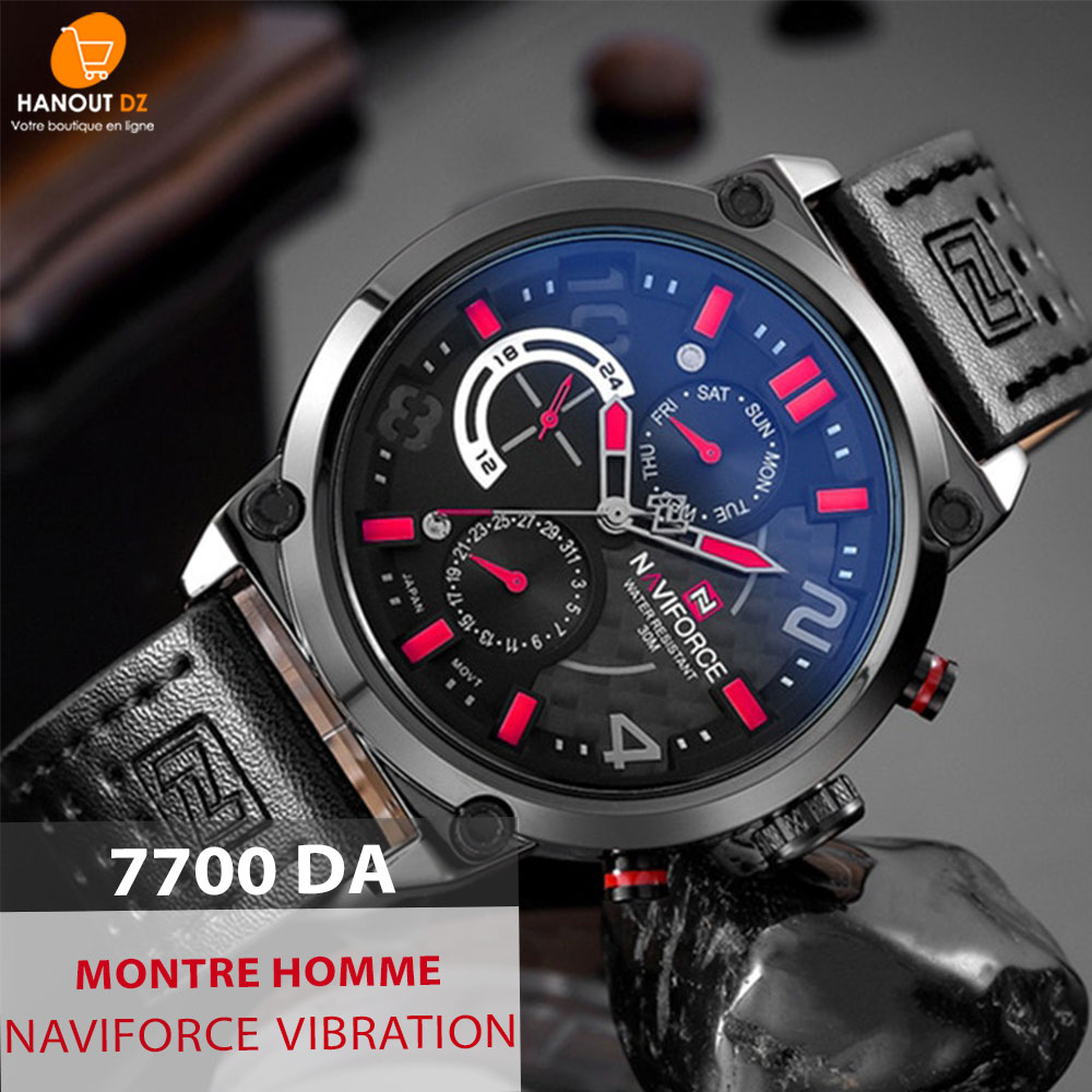 hanout_DZ's tweet photo. Naviforce Vibration Noir Rouge
ساع�� أصلية وأنيقة Naviforce#
Prix: 7700 DA
lien 👉 : https://t.co/bPrtvejyXT

Livraison pour toutes les wilaya et paiement à la livraison 💯

#hanoutdz #montre_homme #Naviforce #Naviforce_Vibration #montre_homme #montre_originale #livraison #algérie https://t.co/wzoSbBrK44