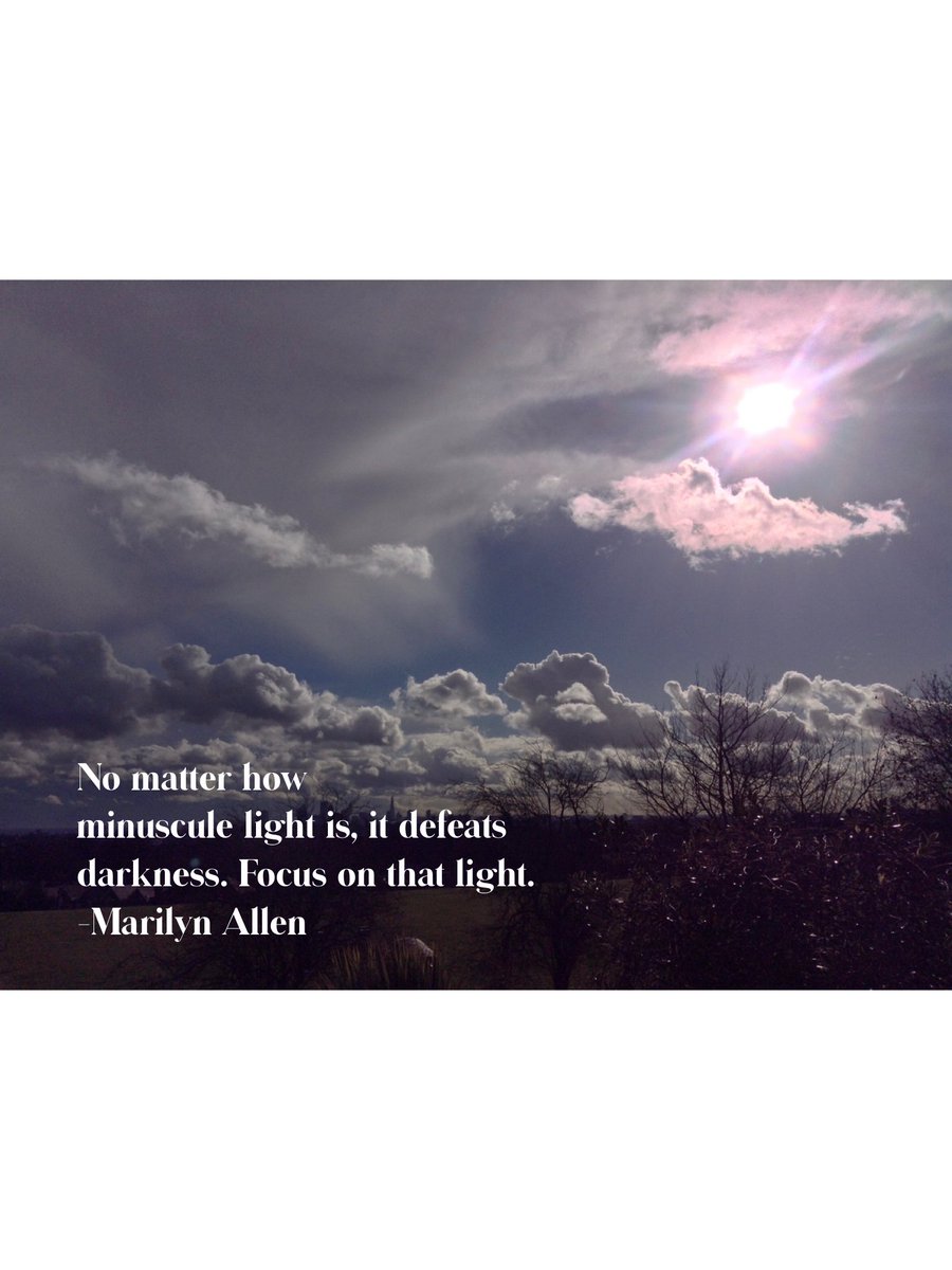 No matter how minuscule light is, it defeats darkness. Focus on that light. #ibiofeedback #marilynallenphd