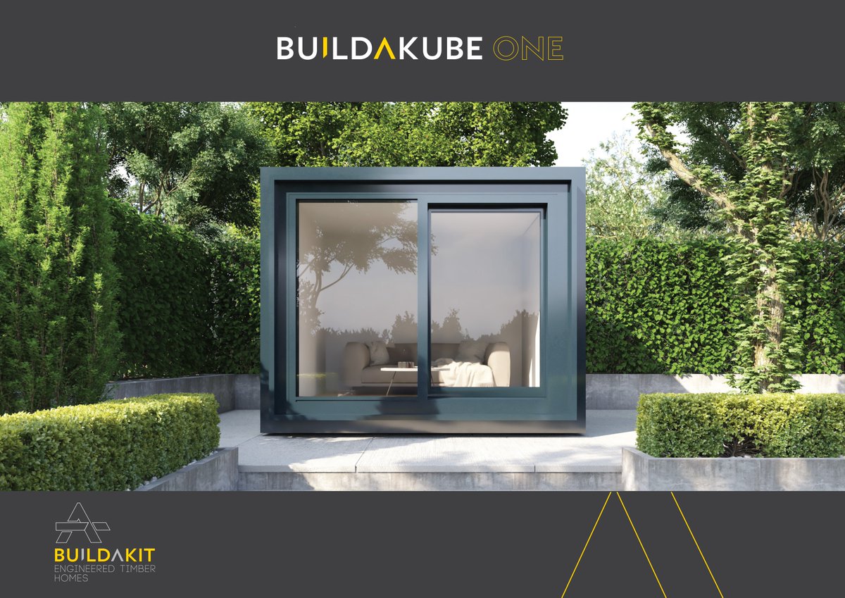 <a href="/Buildakit/">Buildakit</a> are pleased to launch another highly insulated #ecofriendly #gardenpod to our range. The range will appeal to anyone looking for extra space for a #homeoffice, #gym or #Studio.