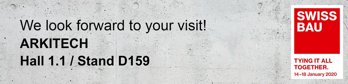 arkitechfsystem's tweet image. We kindly invite you to our booth at &apos;Swiss Bau 2020&apos;&apos; Exhibition, in Basel, Switzerland on 14 - 18 January 2020.

Hall: 1.1
Stand: D159

Arkitech Advanced Construction Technologies
info@arkitech.com.tr

@swissbau

#Swissbau #LGS #LGSDesign #Arkitech #ArkitechLGS #Rollformer