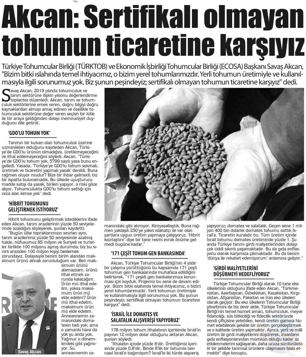 meyatohum's tweet photo. ❕‘’ YEREL TOHUMLARIMIZ BİZİM EN ÖNEMLİ HAZİNEMİZ’’ 
❗️‘’SERTİFİKALI OLMAYAN TOHUMUN TİCARETİNE KARŞIYIZ’’ https://t.co/t9w1fiCkR1