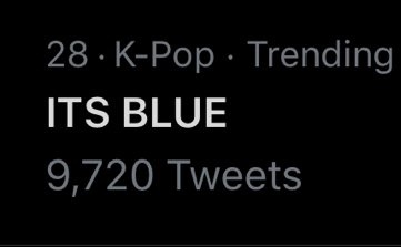 ITS BLUE WITH A COLORING PAPER YAS!!  #MAP_OF_THE_SOUL_7