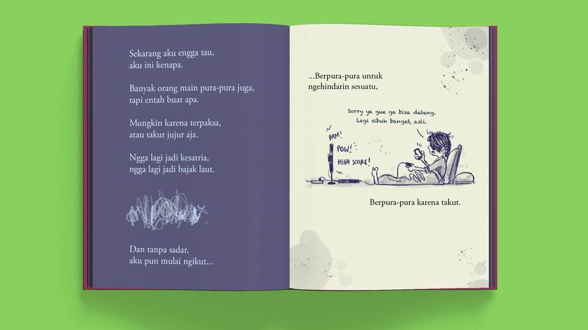 Adriandhy's tweet photo. DIPAKSA DEWASA kedua, dari banyak yang akan datang. Makasih banyak yang nunggu, yang bikin semangat saya. Jadi buat kalian dan untuk saya juga, ini yang kedua. DIPAKSA DEWASA 2: BERMAIN PURA-PURA. Selamat membaca. 💙✨#DPKSDWS https://t.co/LbujZ5l5aq https://t.co/3v59CzyR6L