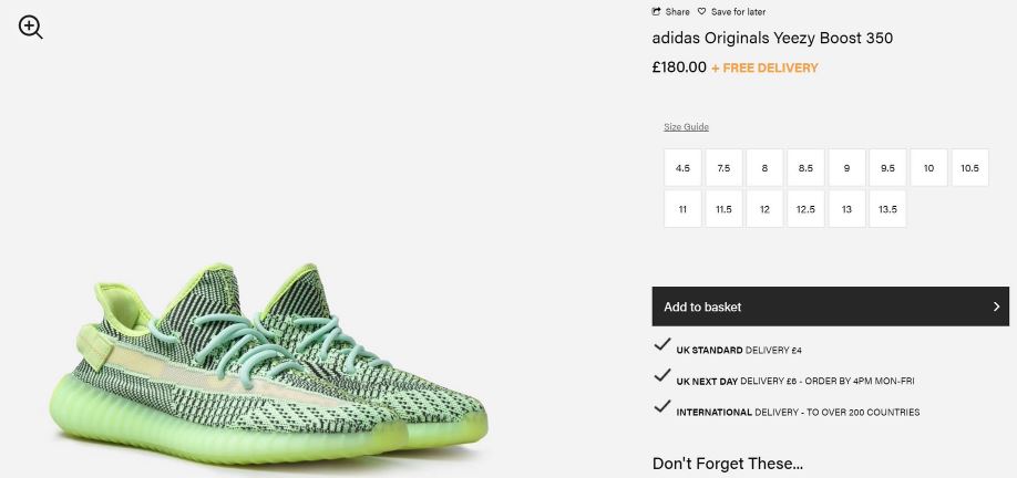 yeezy yecheil restock