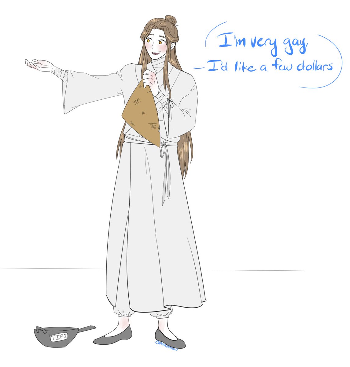 CopperPhthalo's tweet photo. dianxia in the city what will he do???🤔

#HeavenOfficialsBlessing #tgcf #天官赐福 #XieLian #谢怜 https://t.co/jFEGLM5D7d