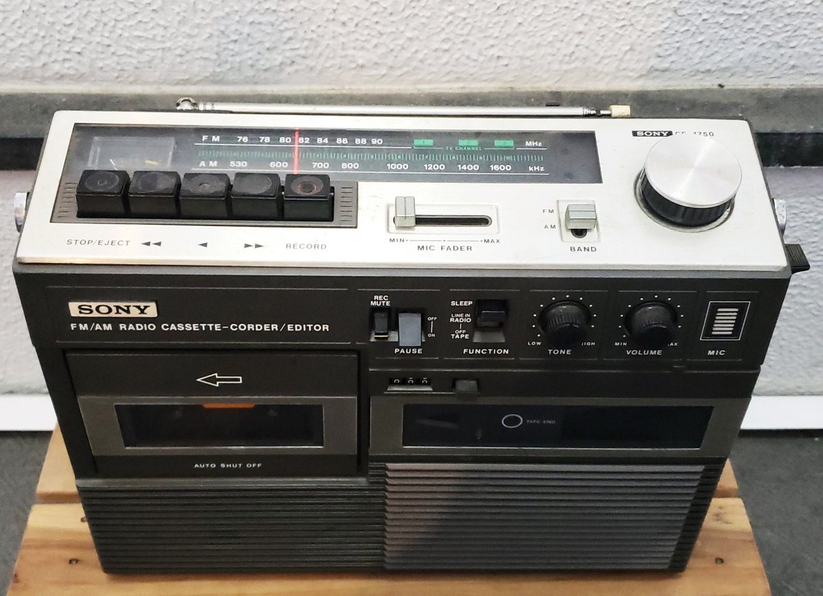 SONY CF-1750 #boombox #ラジカセ #vintage #ヴィンテージ #audio