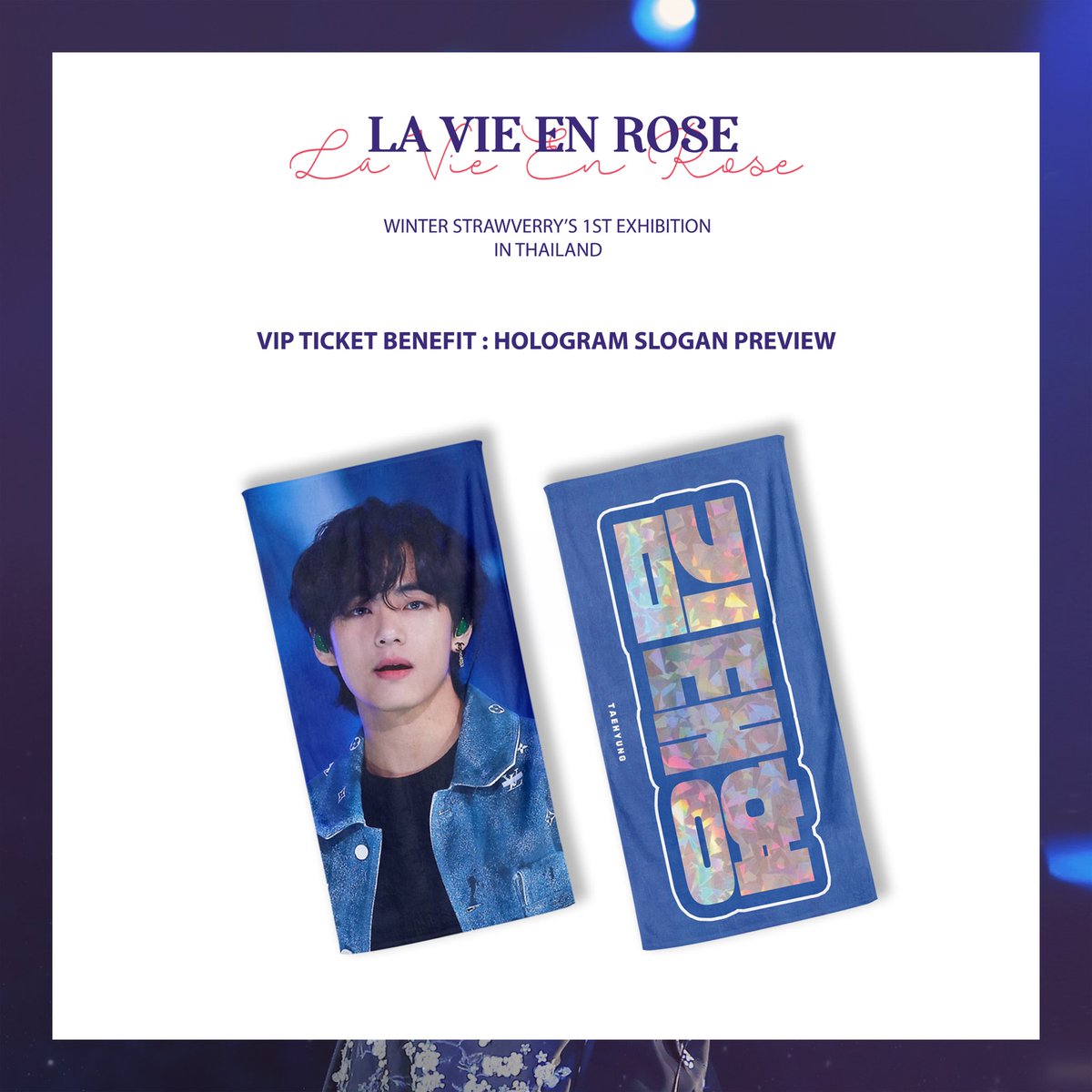 TAEKOOKie_BKK's tweet photo. เปิดขายตั๋ววันที่ 10 เวลา 19.00

BANGKOK EXHIBITION 🇹🇭

*21.03.2020
LA VIE EN ROSE by @winterVerry1230 

รายละเอียดราคาตั๋ว + Special gift
Normal 300 บาท / รอบ 
Vip 800 บาท / รอบ 

( บัตรมีจำกัดเพียงแค่ 420 ใบเท่านั้น )

Form 👇🏻
https://t.co/9XSKprrXY0

#LA_VIE_EN_ROSEinBKK https://t.co/J58ZyjuUNU