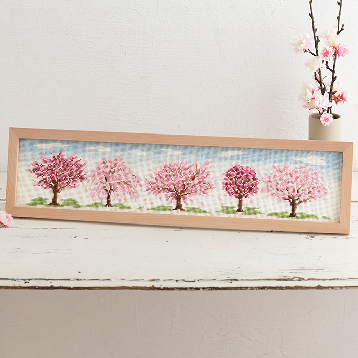 ☆オンラインショップ☆お部屋の中に一足早く春の風を。樹形の違う桜の