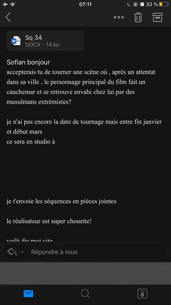 therealsofian93's tweet image. Donc je postule pour un rôle de trafiquant colombien et on me propose de faire un terroriste musulman extrémiste ? C’est quoi ce racisme 🤣