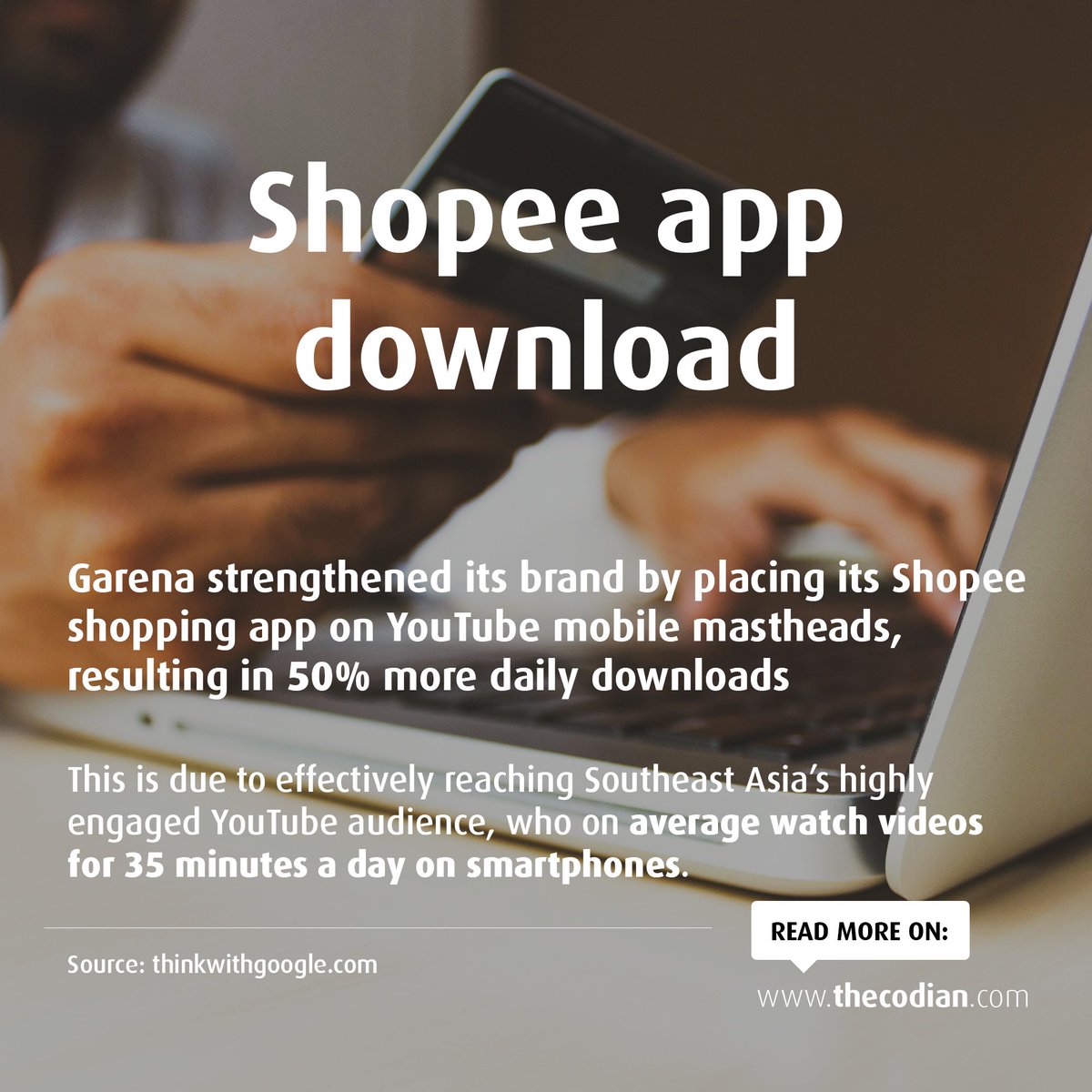 Thecodian_'s tweet photo. Garena on Mobile Video taking over South East Asia by storm
#thecodian #mobile #video #mobilegame #smartphone #brand #apps https://t.co/6Aua1U6JB5