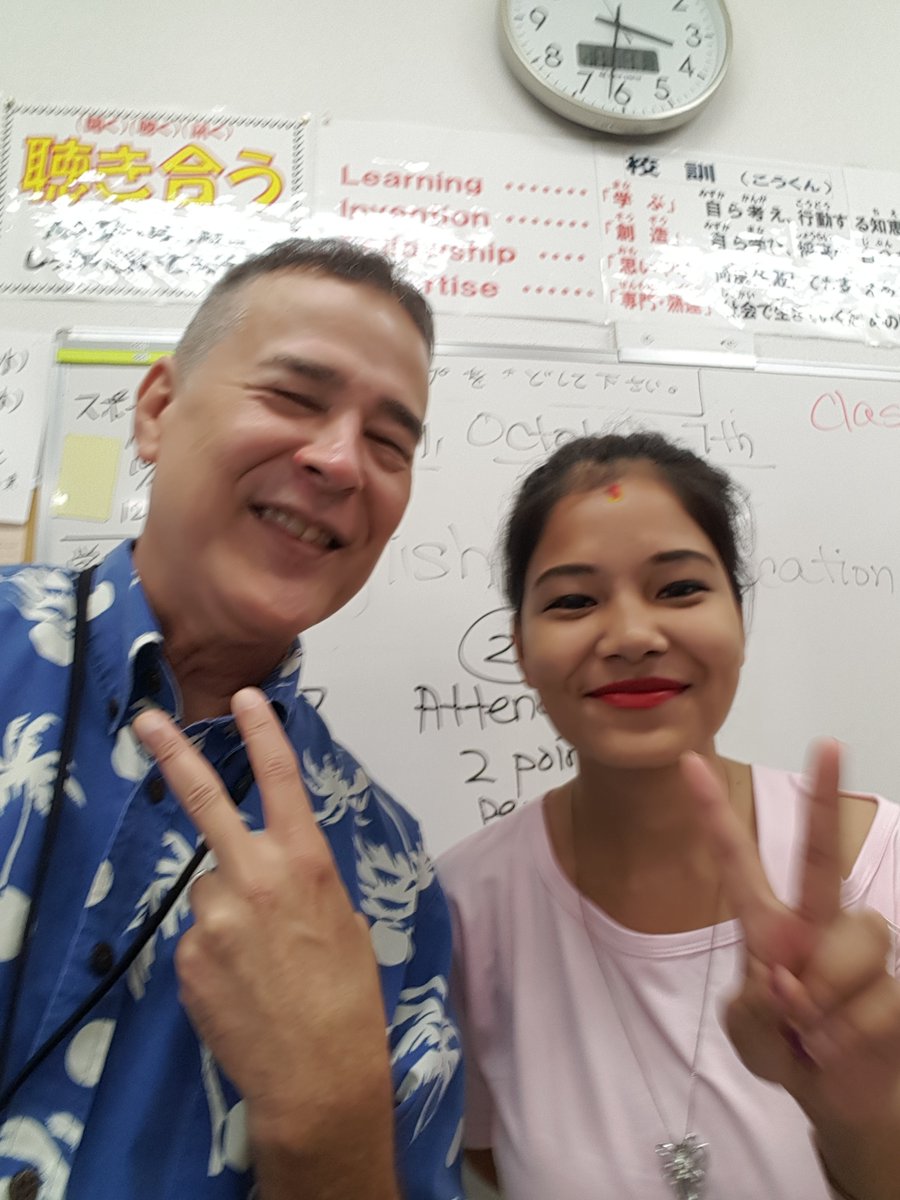 Selfies are always fun!   Lots of fond memories teaching English in Okinawa, Japan since 2001.   Lots more memories coming soon!   I teach at Senmon Gakkou LIFE Jr. College.  @LifeJrCollege  https://life.ac.jp   I'm also the Study Abroad Coordinator.  @LIFEstudyabroad
