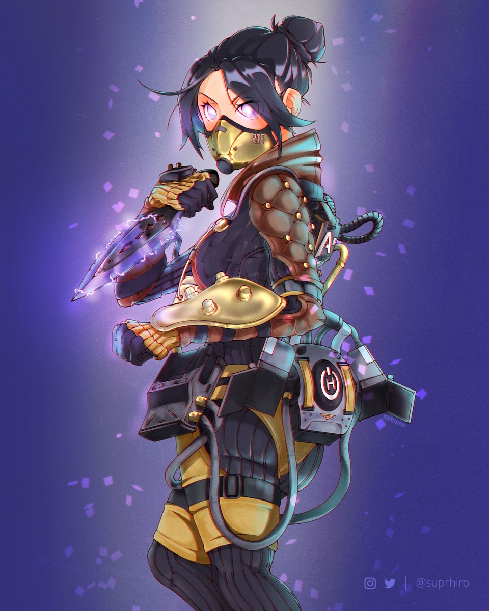 Wraith from Apex Legends comms;armor is so FUN to draw /spic.twitter.com/55...