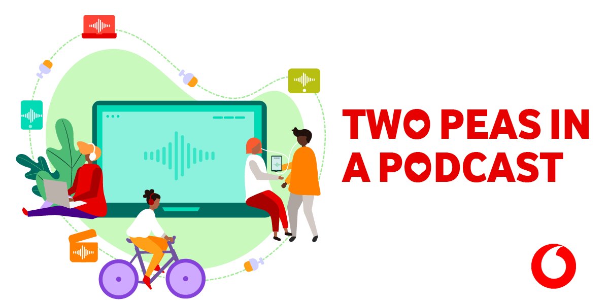 Vodacom's tweet image. 🎧🎙️ In this week of our #CreativityMonth series, we breakdown how podcasts help shift your perspective –by listening in on various topics and different opinions. Learn more at the link: bit.do/fmJ4P

#WednesdayWisdom 
#WednesdayMotivation