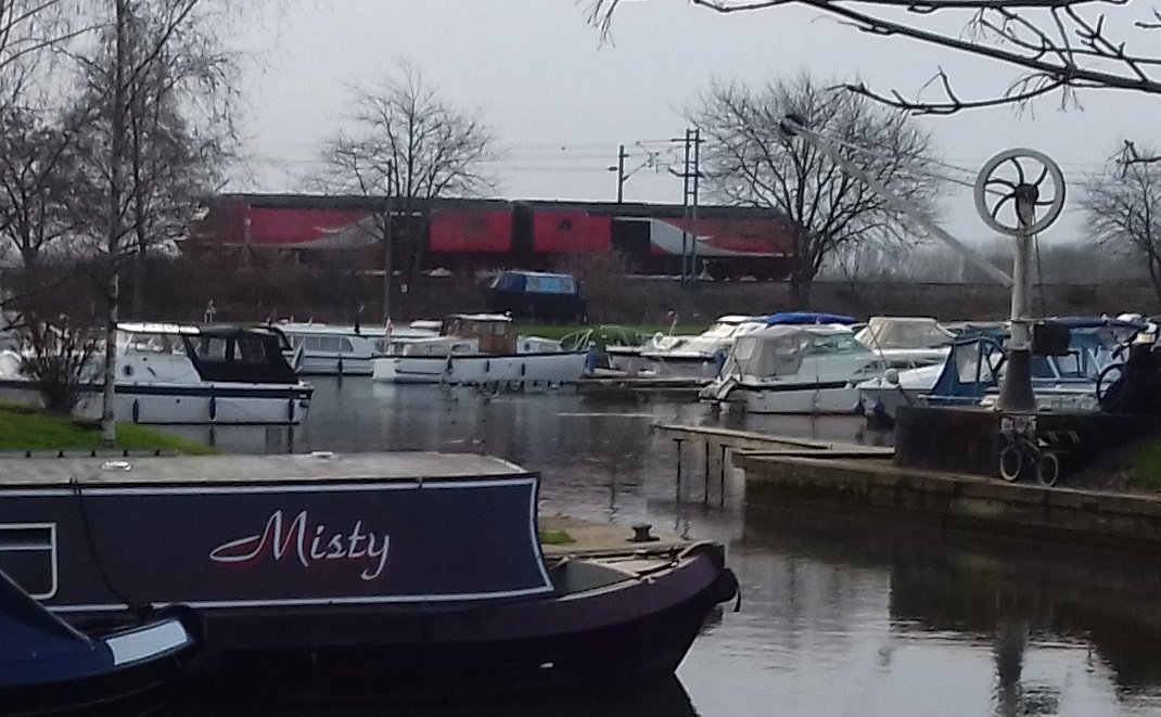 074C Papworth to Eastleigh, via Ely, Peterborough, Leicester, Tyseley, Warwick, Oxford and Reading. Due to arrive 16:17.