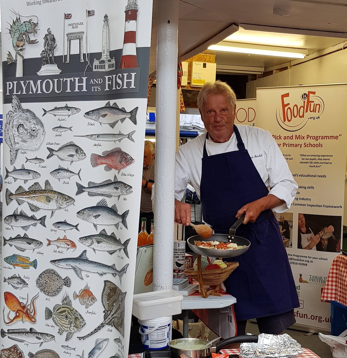 MedifestP's tweet photo. Plymouth's much-loved Michelin star chef, Jacques Marchal, will be preparing some delicious, healthy treats including fresh local fish with @AllFoodIsFun Not to be missed! https://t.co/D4Ggt37FPX