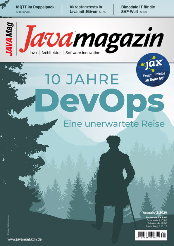 JAXenter's tweet photo. Java Magazin 2.20 erschienen: 10 Jahre DevOps https://t.co/2wrHFUpwrF #DevOps #10JahreDevOps #journey #java #JavaMagazin https://t.co/Yn1W1HNKjC
