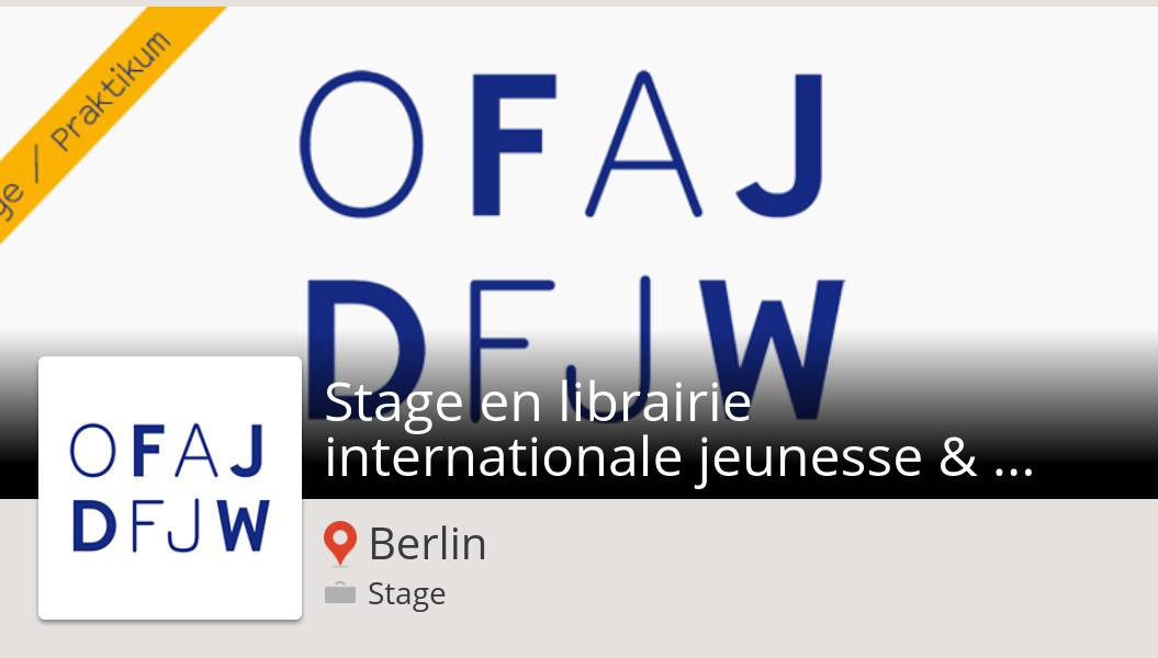 ofaj_dfjw's tweet photo. 🐭 📚 Oyez petits rats de bibliothèque, ce #stage est pour vous #librairie #BD #ofaj
📚🐛 Bücherwürmer aufgepasst, dieses #Praktikum in einer internationalen #Comic-#Buchhandlung ist wie für euch gemacht #PRAXES #dfjw https://t.co/tqSVBf0pQE https://t.co/AFNNVePC7g