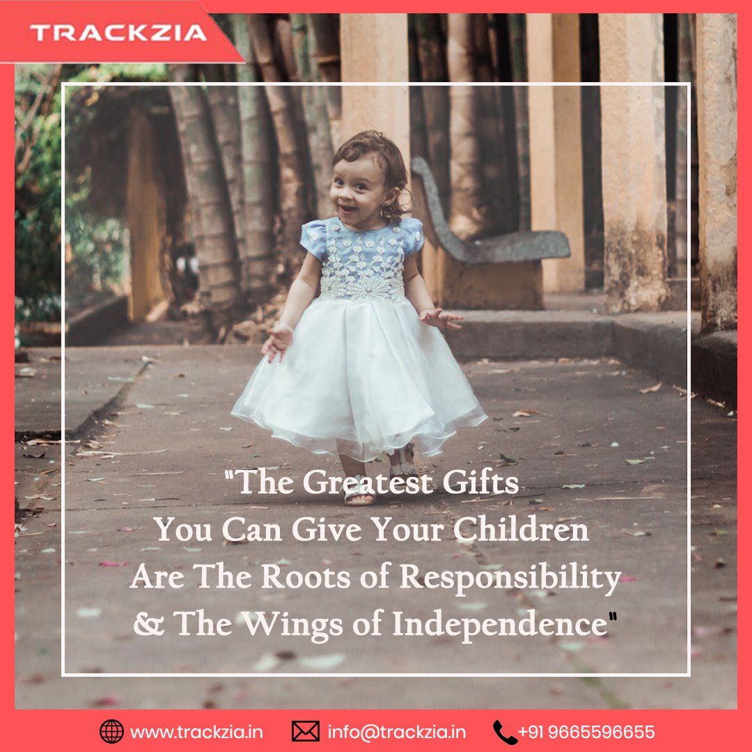 Trackzia1's tweet photo. #quoteoftheday
The Greatest Gifts You Give Your Childrens Are The Roots Of Responsibility & The Wings Of Independence.
#trackzia #safetyfirst #ChildTracker #kidtracker #tracking #gpstracker #security https://t.co/XflLuwZByW