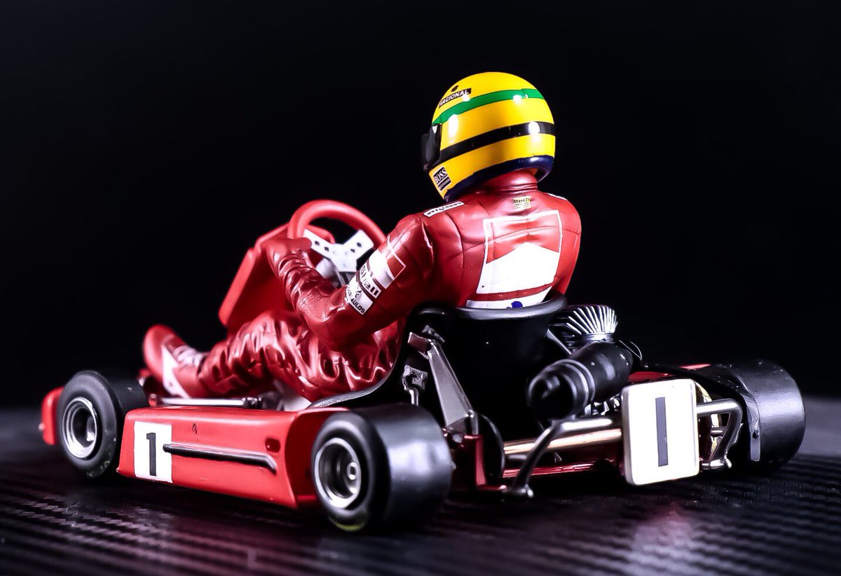 フジミ 1/20 アイルトンセナ カート1993」 レアキットになってしまい