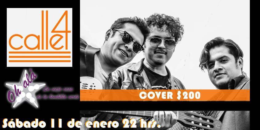 Este sábado nuestros amigos de Calle Cuatro estarán con nosotros.
Los esperamos !! 
Hidalgo 44 en Coyoacán.CDMX
Tel 55 56589221