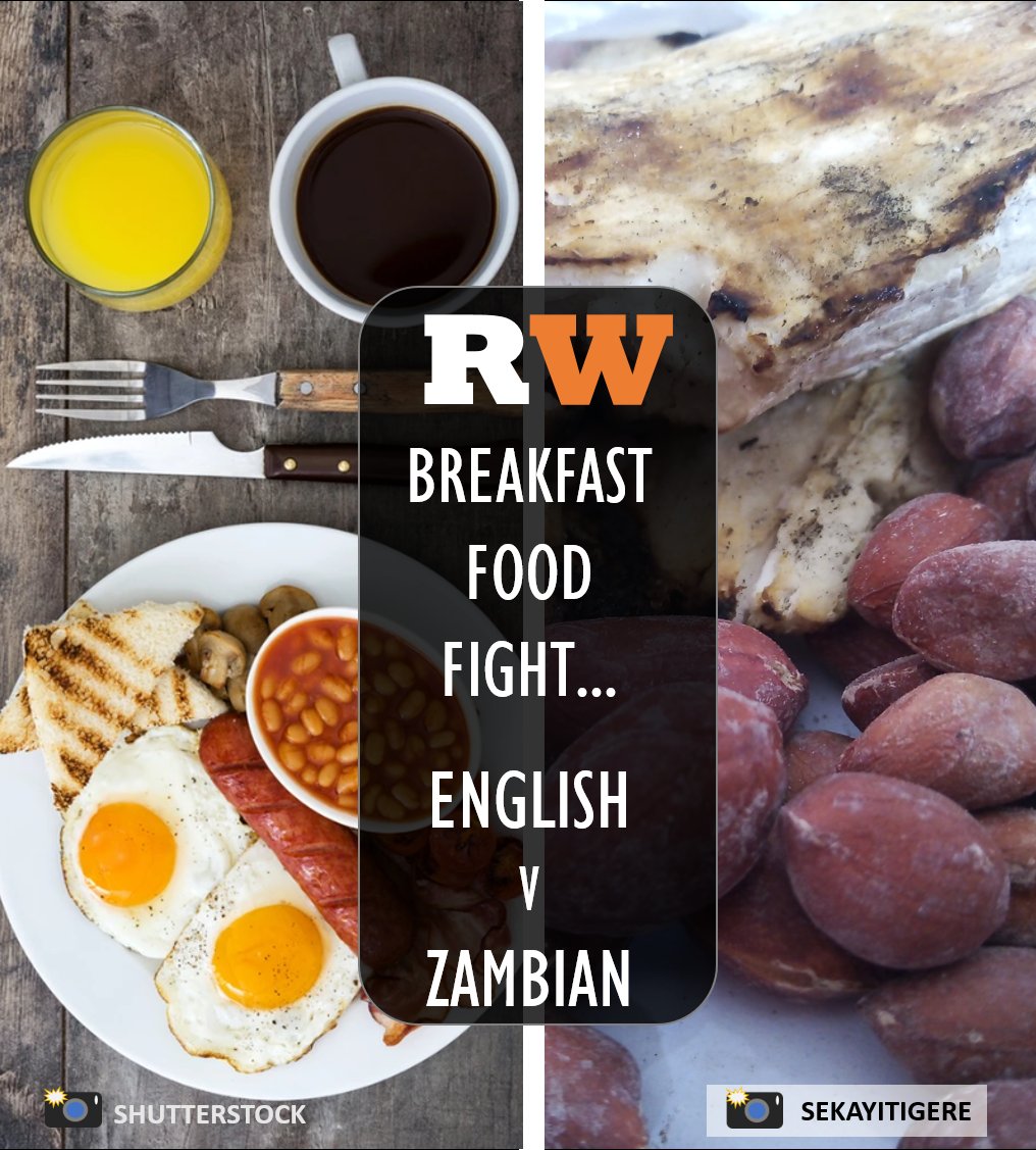 RWLusaka's tweet photo. RW Breakfast Club...
A Full Zambia Breakfast is clearly our choice! What's yours?
(See you in the comments)
📷 Thanks to @cheflasochi & @SekayiTigere
#Zambia #Zambianfood #restaurant #Zambianfoodnetwork #africafood #breakfastwithanexhibitionist #Foodies #FullZambianBreakfast https://t.co/tt6SiHIS4D