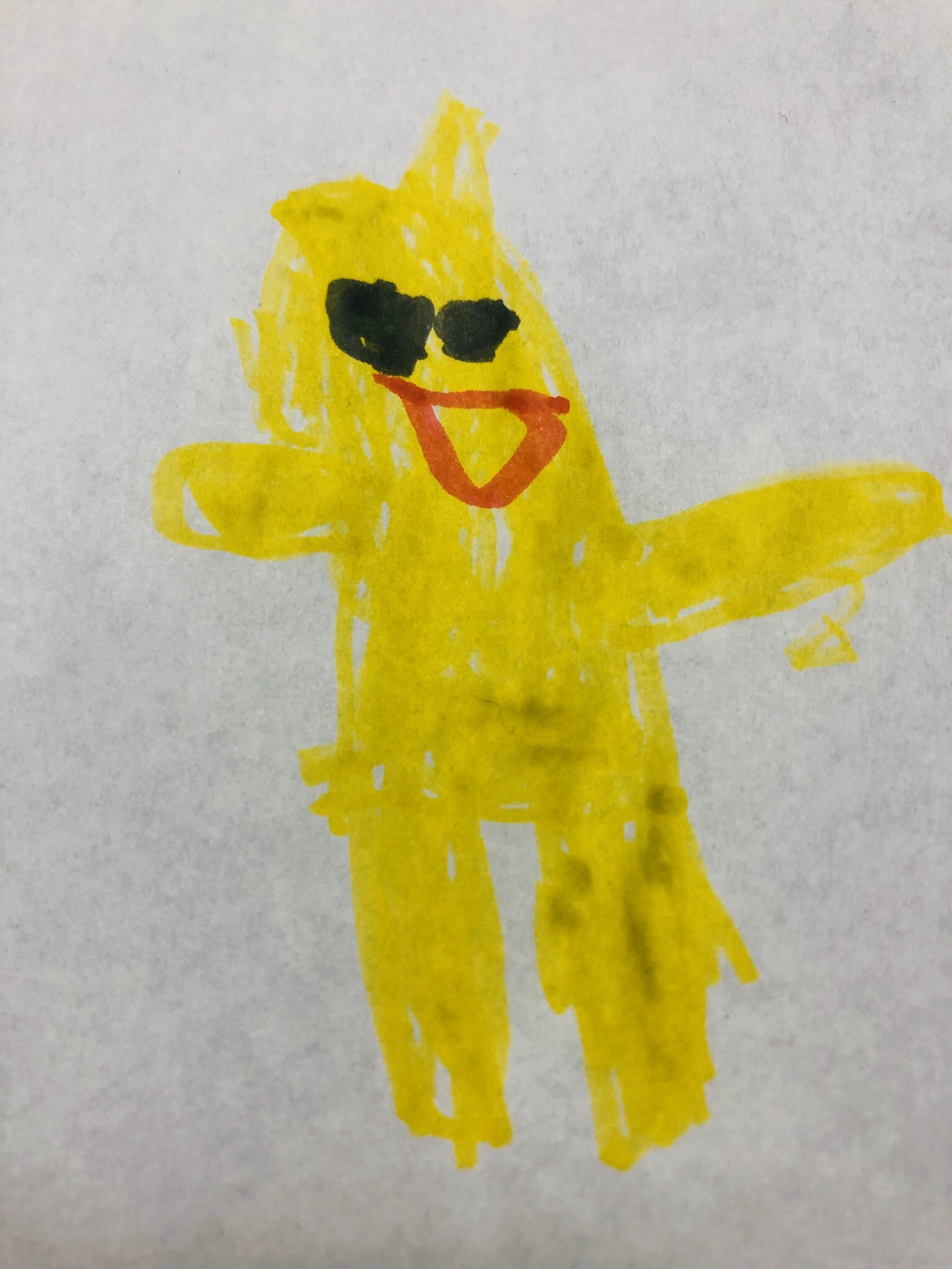 Wako Uuumn加入 時々ヨメマル 在 Twitter 上 Fortniteのピーリーを 5才児が何も見ずに描いてくれました なんだろう いやされるわ バナナが走ってる イメージかと思ったら ロビーにいる時らしいです フォートナイト Fortnite イラスト