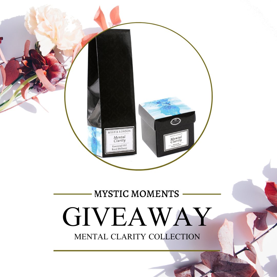 The prize this week is a Mental Clarity Reed Diffuser and Candle. You can enter through Facebook, Instagram and Twitter.

Simply follow us and retweet for your chance to win.

Closes 21/01/19 at Noon. Winner to be chosen randomly across our social media platforms.

#MMG #Win