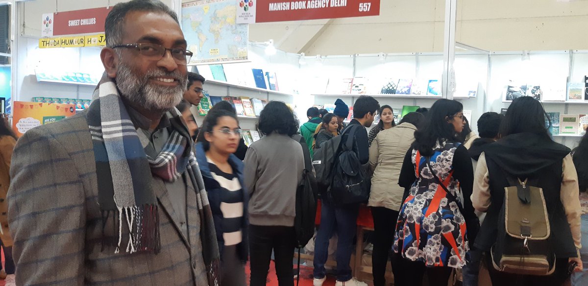 I am in New Delhi World book fair 2020. The chilling climate exacerbated by drizzle has not dampened the enthusiasm of book lovers. Heartening to see many mothers with their children drowned in books. Those children are bound to become intellectually rich.