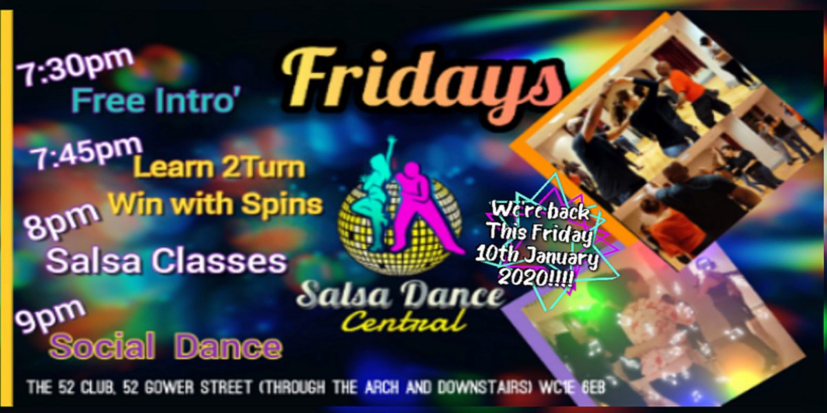 SalsadanceC's tweet photo. Back this Friday. #salsadancecentral #sdclondon #danceschool #latinfridays #salsaon1 #salsaon2 #friday 
https://t.co/RzWArFGpdX

https://t.co/ytjQfM3iLp https://t.co/kcm6fEOCow