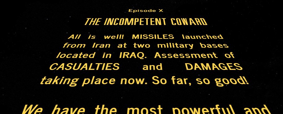 This is what "ALL IS WELL!" made me think of so I made it starwarsintrocreator.kassellabs.io/#!/BLy3Ckznc42…