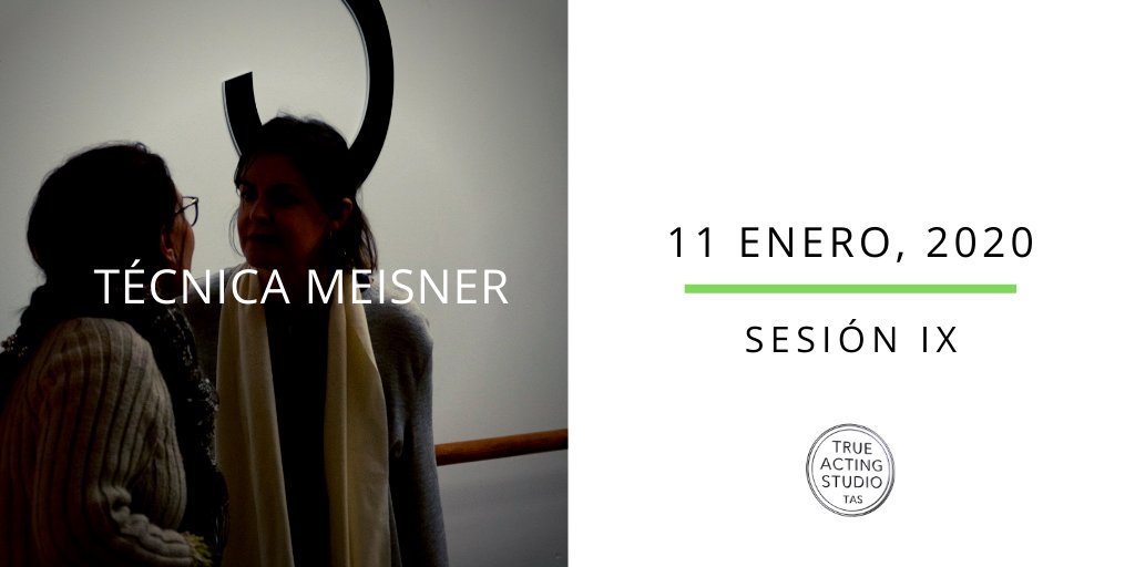 trueactingval's tweet photo. 🔙Retomamos las clases del módulo I de técnica #Meisner tras las vacaciones de Navidad este sábado 11/01, a las 10 h.🕙Seguiremos con los ejercicios con actividad y los puntos de vista escénicos #Viewpoints
📍Sala Granero (Espacio Inestable), en Aparisi i Guijarro, 7 #Valencia https://t.co/Fs4uTytrdX