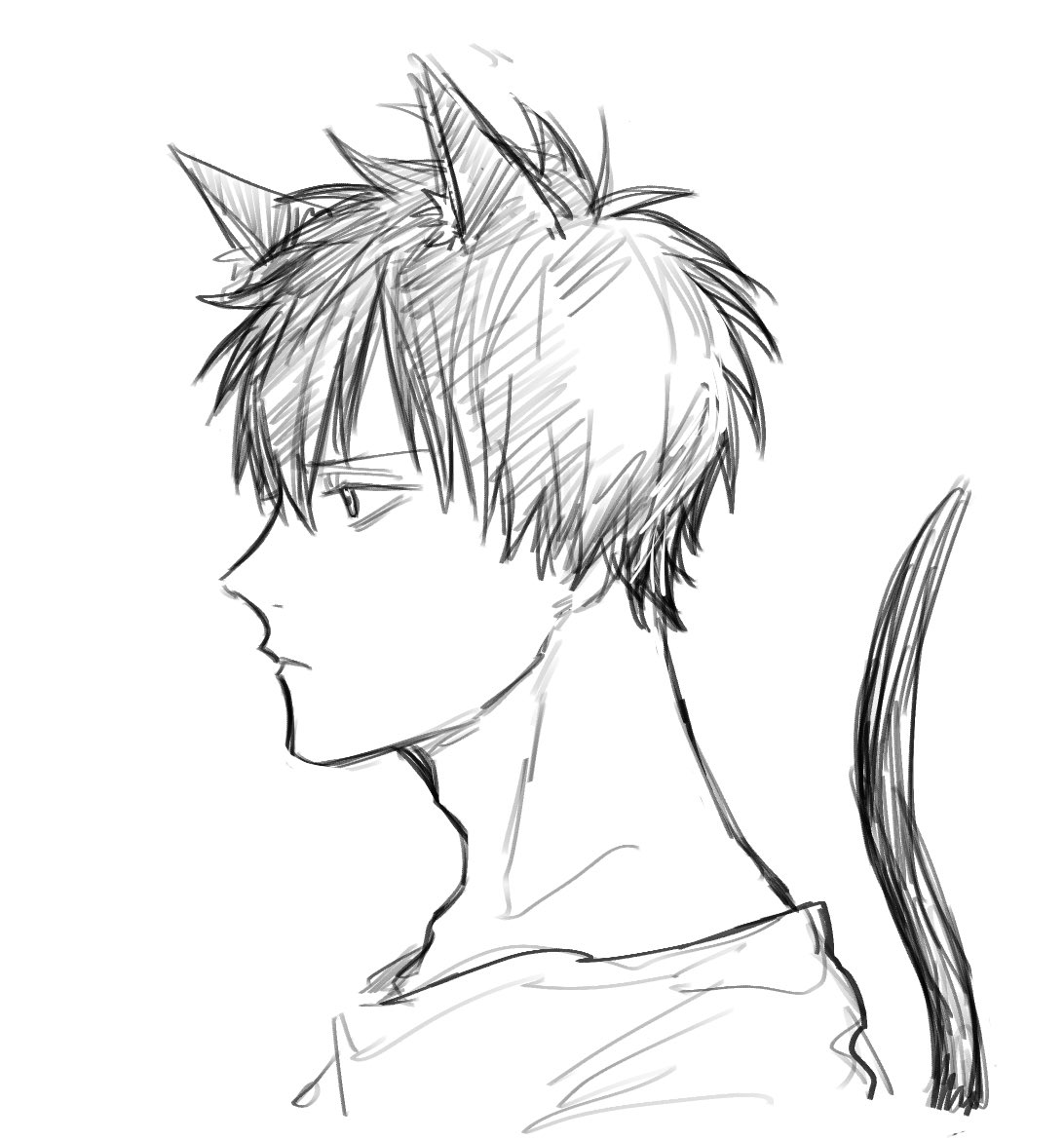 リハビリがてら猫方さん……似ない…………泣🐱