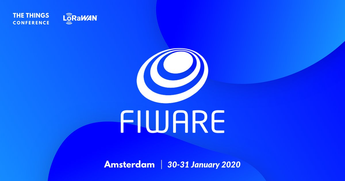 FIWARE's tweet photo. Join us at The Things Conference 2020 on 30-31 January in #Amsterdam to learn more about how #FIWARE can ease and accelerate the development of your Smart Solutions. Take advantage of our partner code FRIEND-OF-FIWARE for a 15% discount on tickets! https://t.co/HMBnM0GigN https://t.co/O81fmydIkX