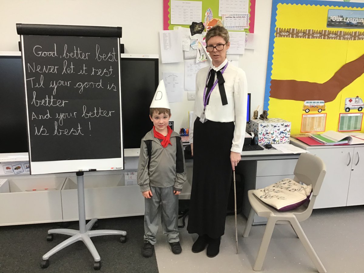 TheCambridgePS's tweet photo. Year 1 returned to school with a Victorian 'Hook' Day - the children loved it (although they think modern day schooling is better!) @Cornerstonesedu #thecambridgeprimary #hookdays #inspiringmindstogether #victorianschoolday https://t.co/W7P487IN20