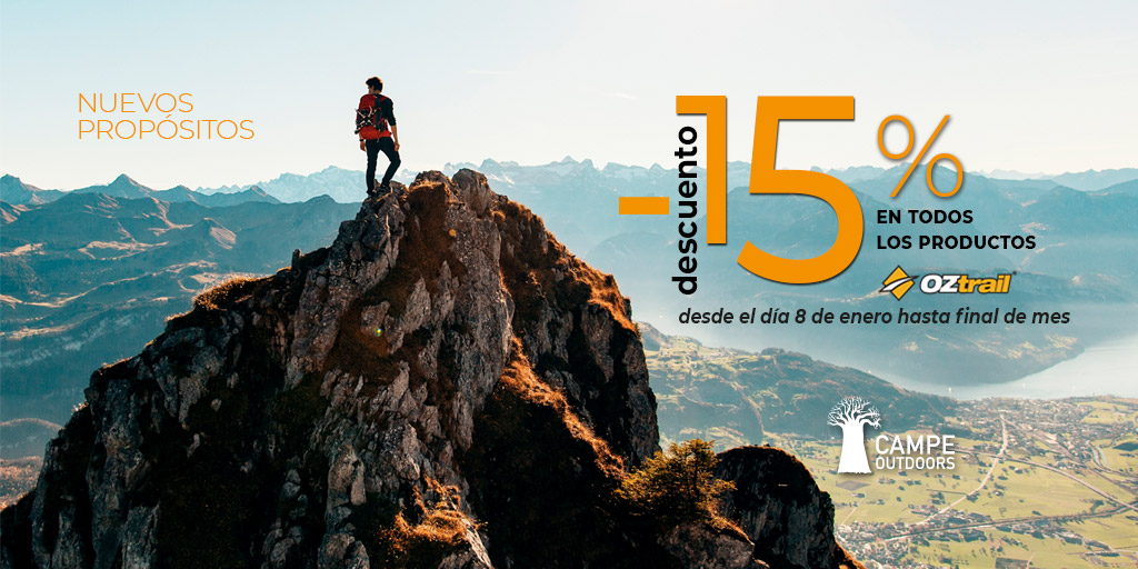 🔔 Empiezan las rebajas en Campeoutdoors‼️‼️ 
⠀⠀
Celebramos el inicio de las rebajas con todo el catálogo de OZtrail Australia con un 👉🏻 1⃣5⃣% de descuento 👈🏻
⠀
Aprovecha hasta final de mes‼️

➡️ Entra en nuestra web y descubre nuestras ofertas: campeoutdoors.es