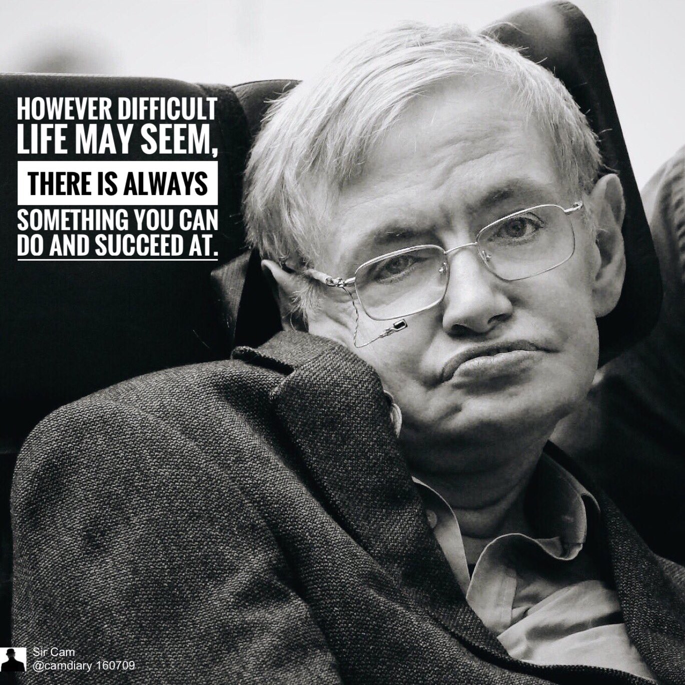 Happy Birthday, Stephen Hawking.  