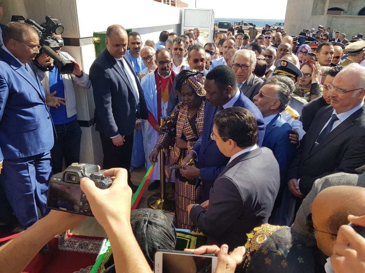 kelthoumbent's tweet photo. #Maroc #Diplomatie  #CooperationSudSud #DakhlaMaroc #DakhlaAfrica
Inauguration du consulat général de la #Gambie à #Dakhla  en présence du chef de la diplomatie Nasser #Bourita et son homologue gambien. https://t.co/PXOOC7fecn