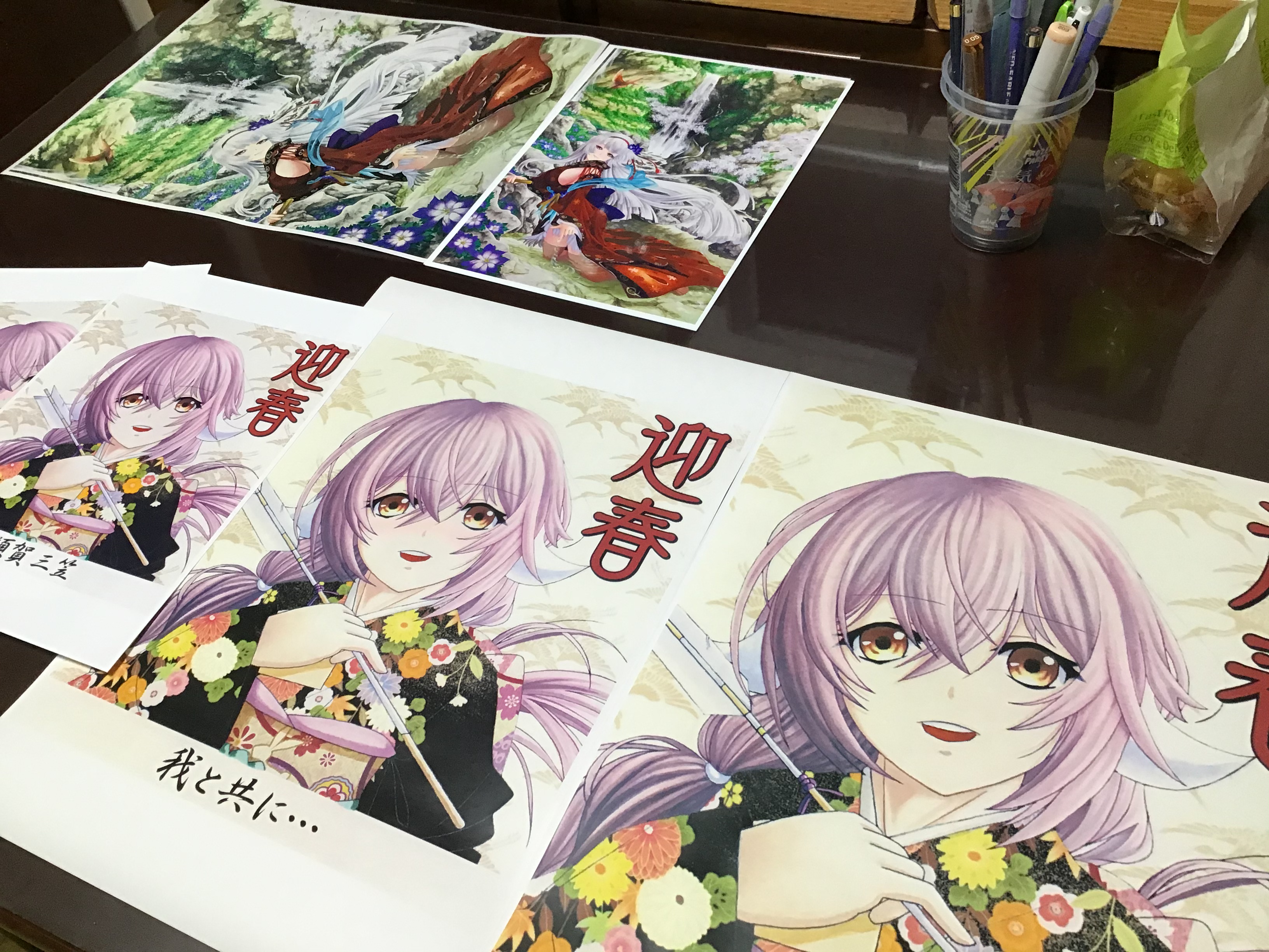 真オーゼ 描け 鉄拳 ロケットペンシル A Twitter 三笠大先輩 予想以上の出来の印刷で驚いてます コンビニ印刷も負けてない サイズを想定した印刷も綺麗 これは コンビニで皆様での印刷待った無しか アズレン アズールレーン 三笠 イラスト